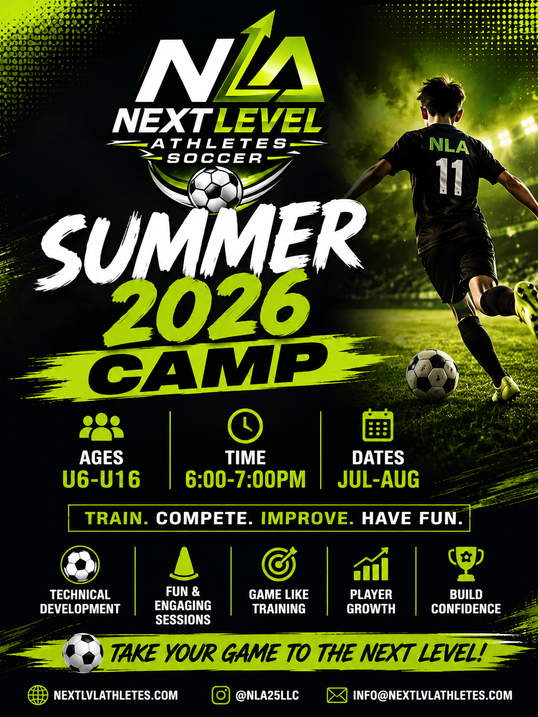 Enjoyed NLA Summer 2026? We'd love your feedback! ⚽️